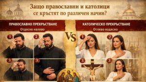 Защо православни и католици се кръстят по различен начин?