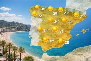 Времето в Испания с летни температури до 30°C