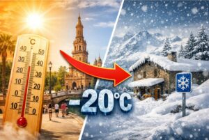 Времето в Испания: температурите падат с 20°C